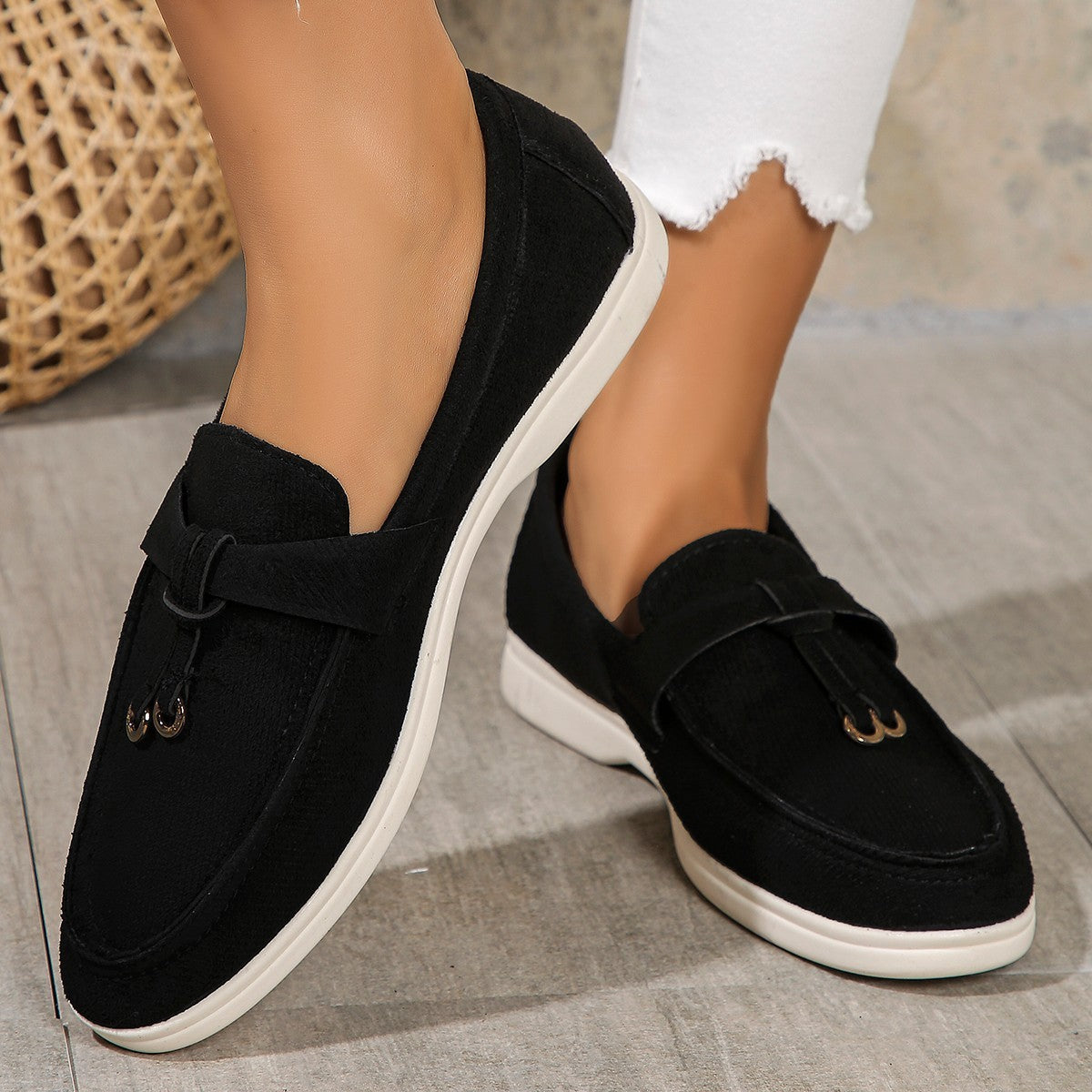 Mocassins Femme Style Gommino